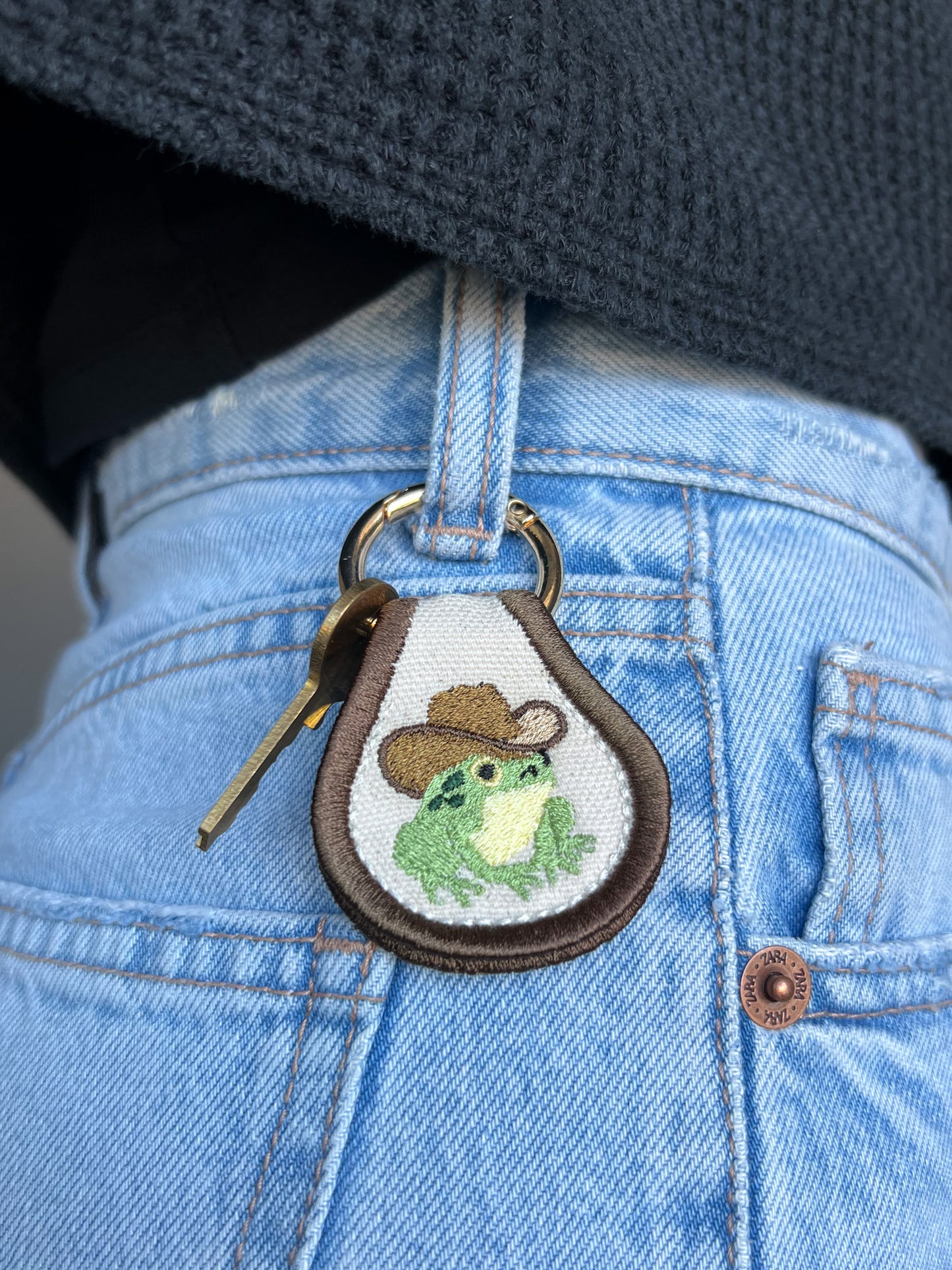 Cowboy Frog Accessory | Keychain, Bag Decoration, Boot Charm