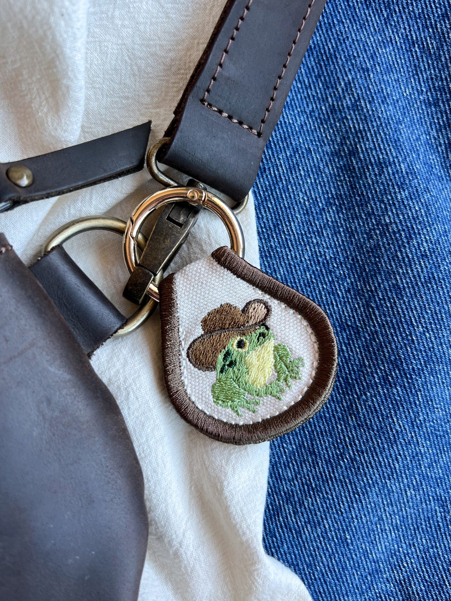 Cowboy Frog Accessory | Keychain, Bag Decoration, Boot Charm