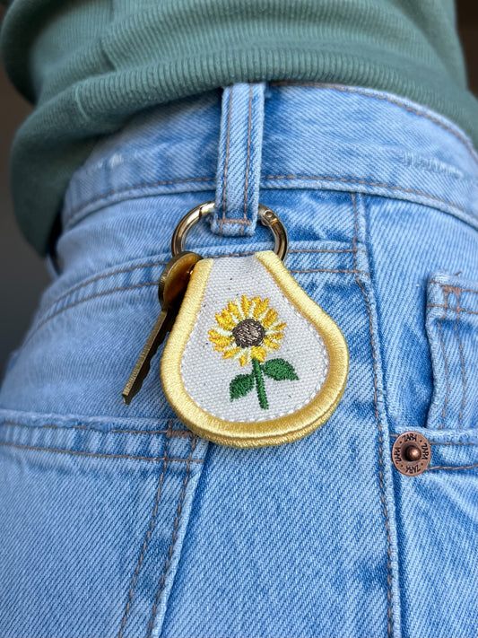 Sunflower Accessory | Patch Keychain, Bag Decoration, Boot Charm