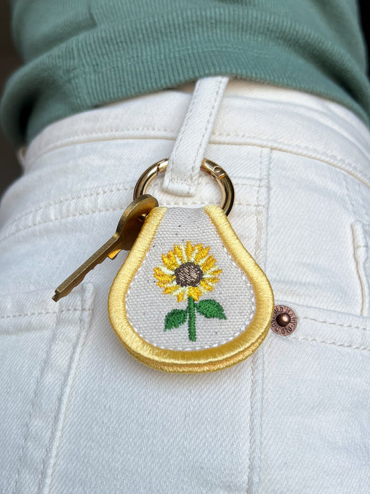 Sunflower Accessory | Patch Keychain, Bag Decoration, Boot Charm