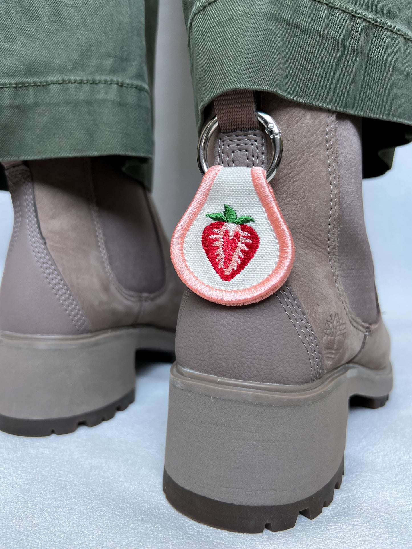 Strawberry Half Accessory | Patch Keychain, Bag Decoration, Boot Charm